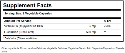Solgar L-Carnitine 250 mg Ingredients